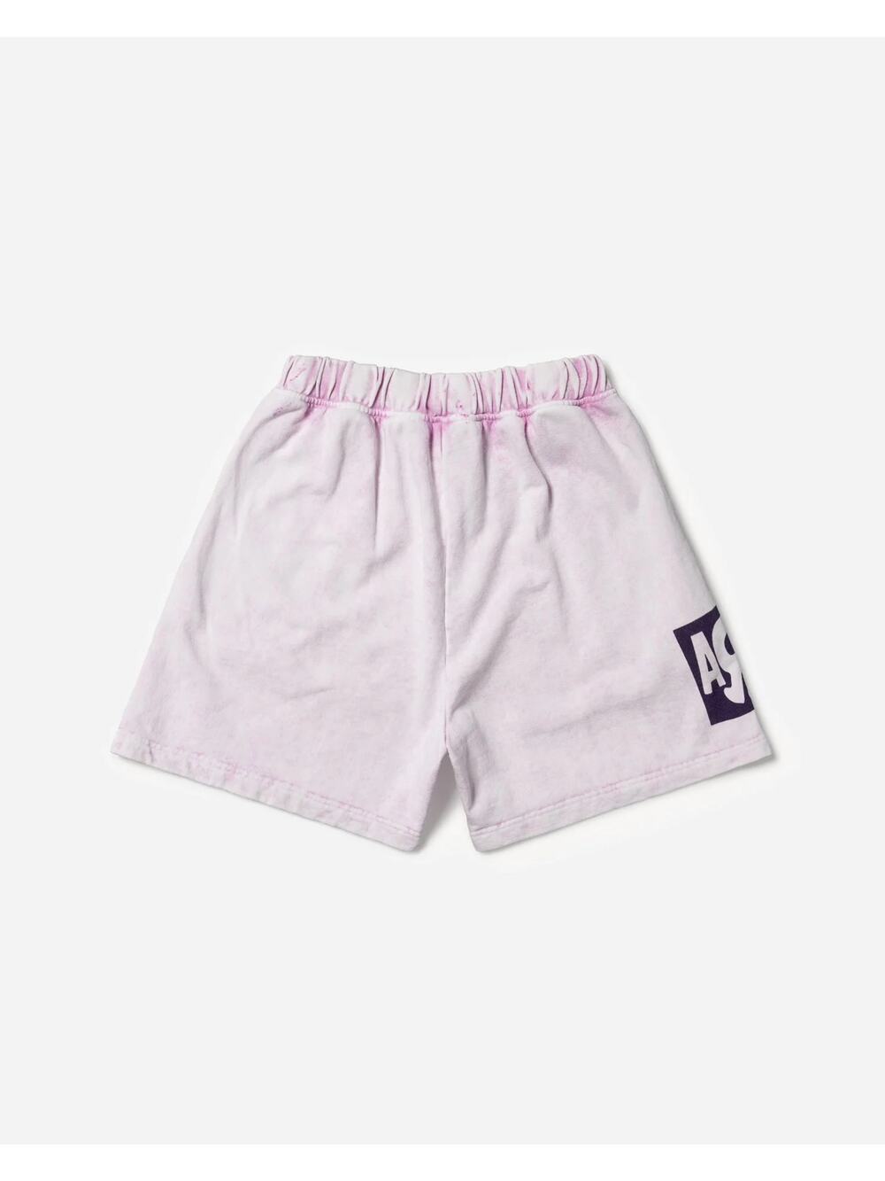 Vans Vault x Aries Pink and White Bleached Acid Wash Fleece Shorts Size Large